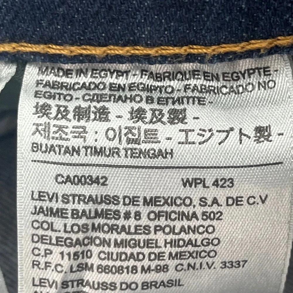 Levi‎ Strauss 541 Athletic Taper Jeans Dark Wash Mens W40 L32